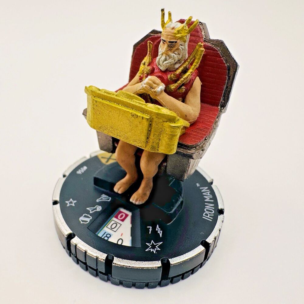 Heroclix Earth X set Iron Man #056 Super Rare Figure No Card
